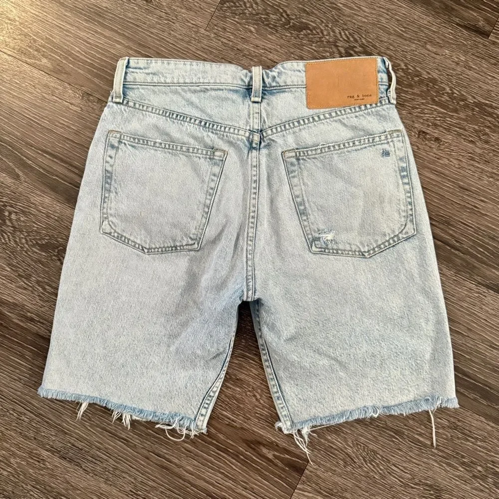 Rag & Bone Long Length Denim Shorts